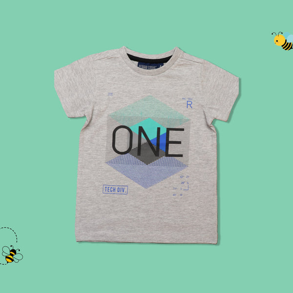 Short sleeve Boys T-shirt with chest print