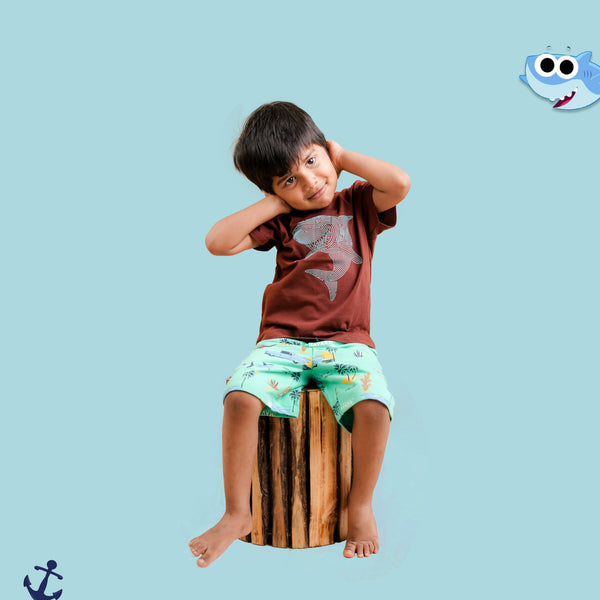 Shark Print T-Shirt