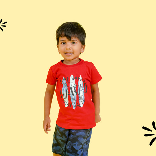 Hawaii Print T-Shirt